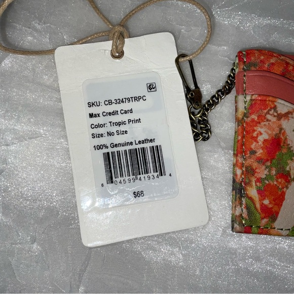 Hobo Max Credit Card Wallet, Tropic Print, NWT - Picture 4 of 9